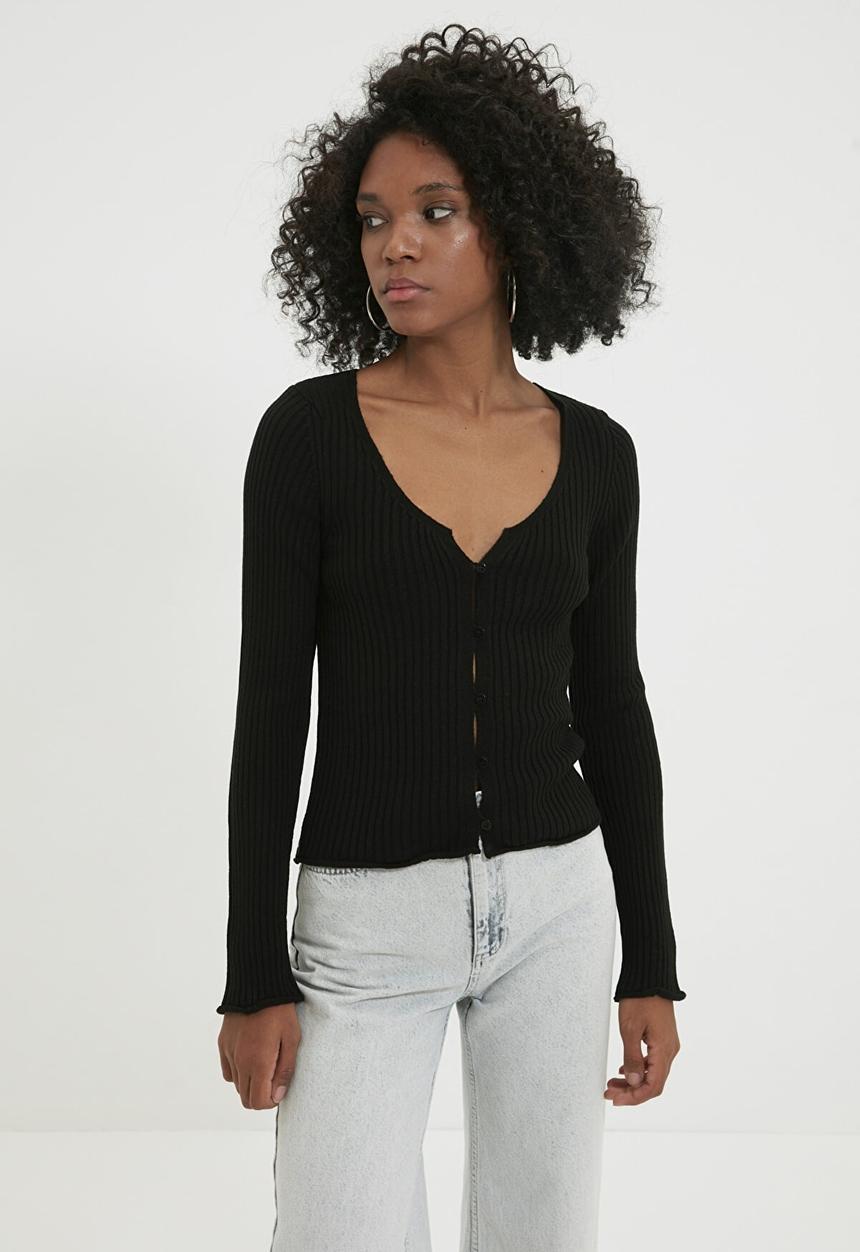 Trendyol - Roving cardigan - black