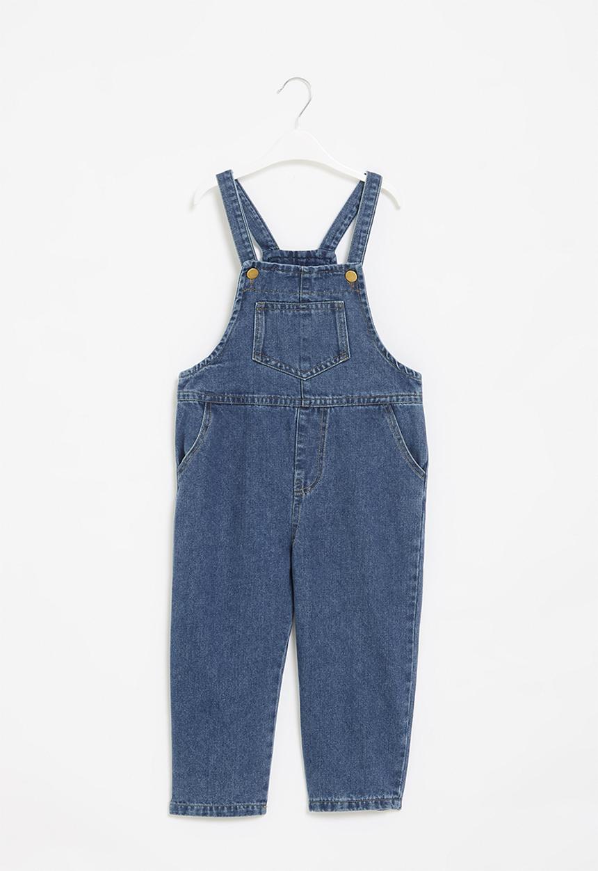 Pop Candy - Girls dungaree - blue