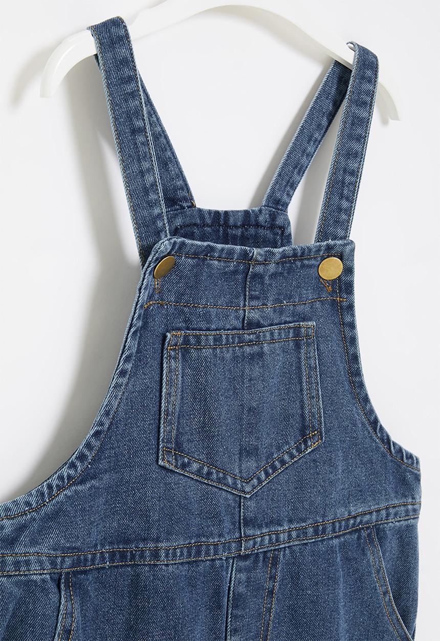 Pop Candy - Girls dungaree - blue