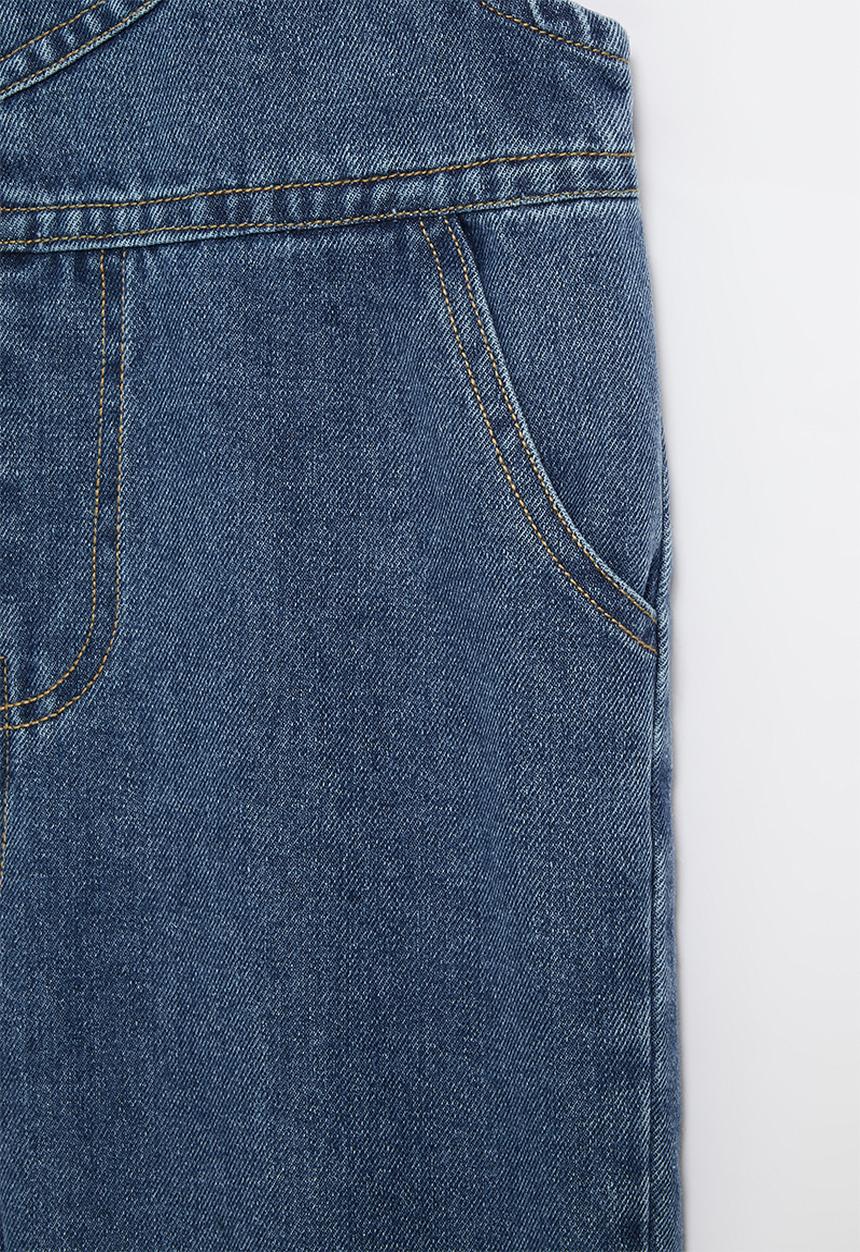 Pop Candy - Girls dungaree - blue