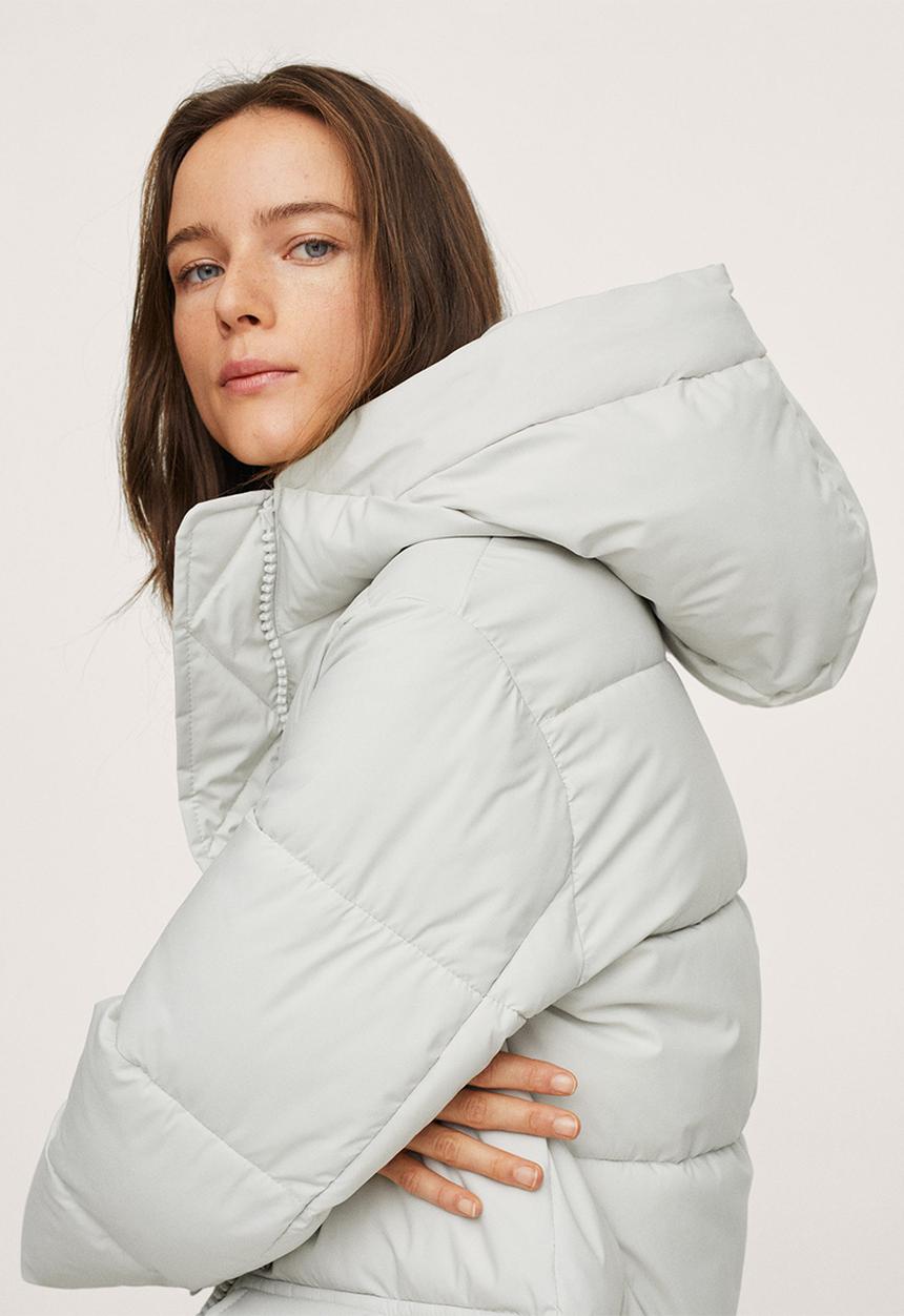MANGO - Anorak tech - natural