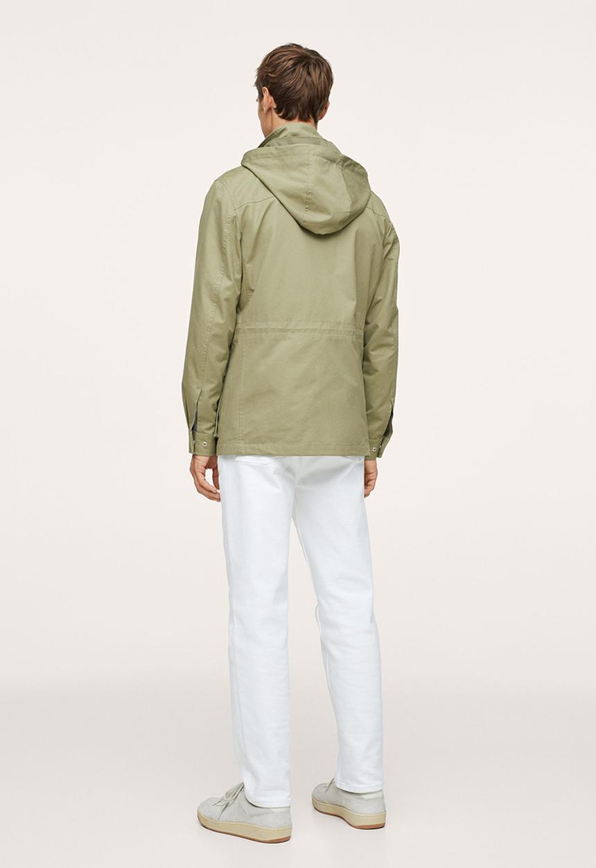 MANGO - Ninet Pocket waterproof Parka Jacket - Green