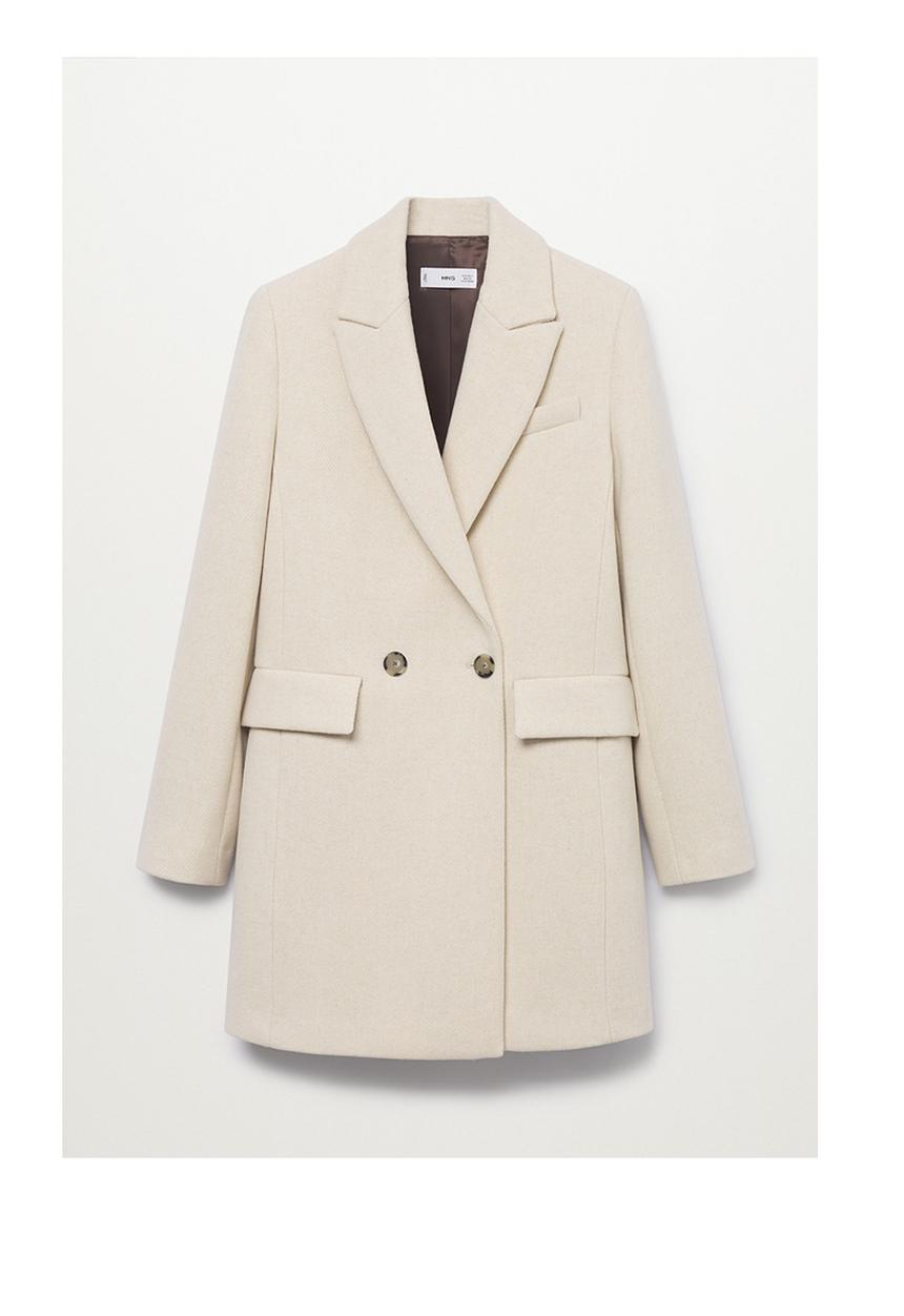 MANGO - Coat dali - stone
