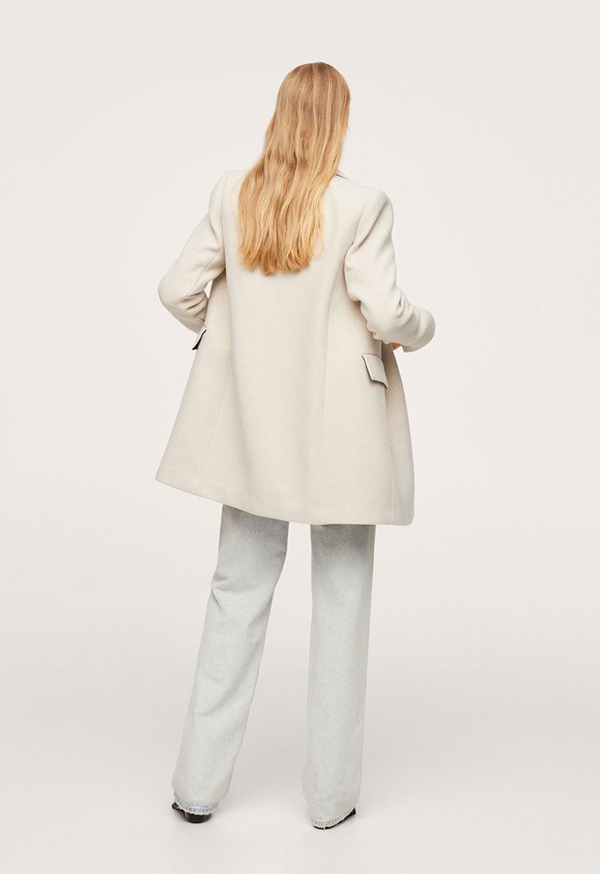 MANGO - Coat dali - stone