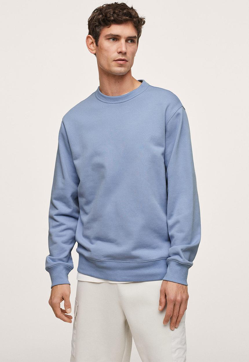 MANGO - Sweatshirt nole - pastel blue