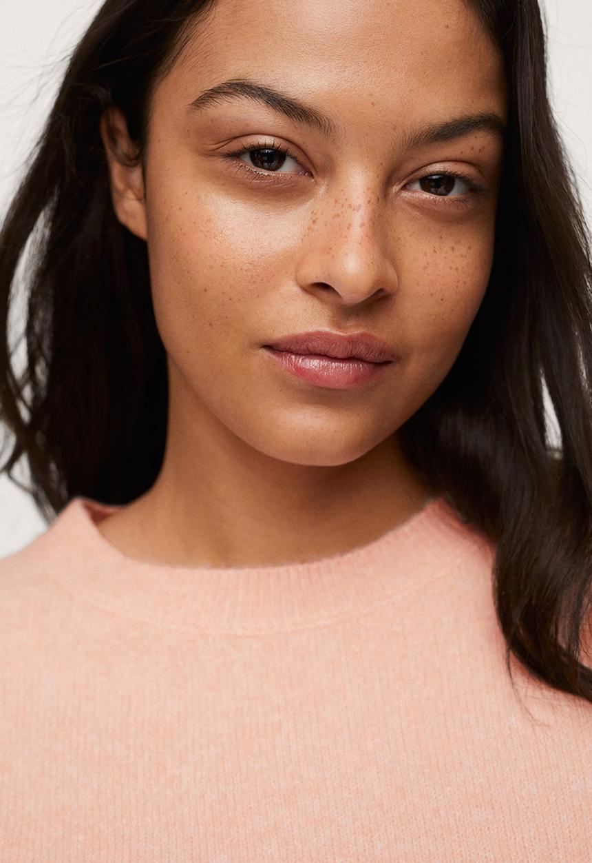 MANGO - Plus sweater peanut - pink