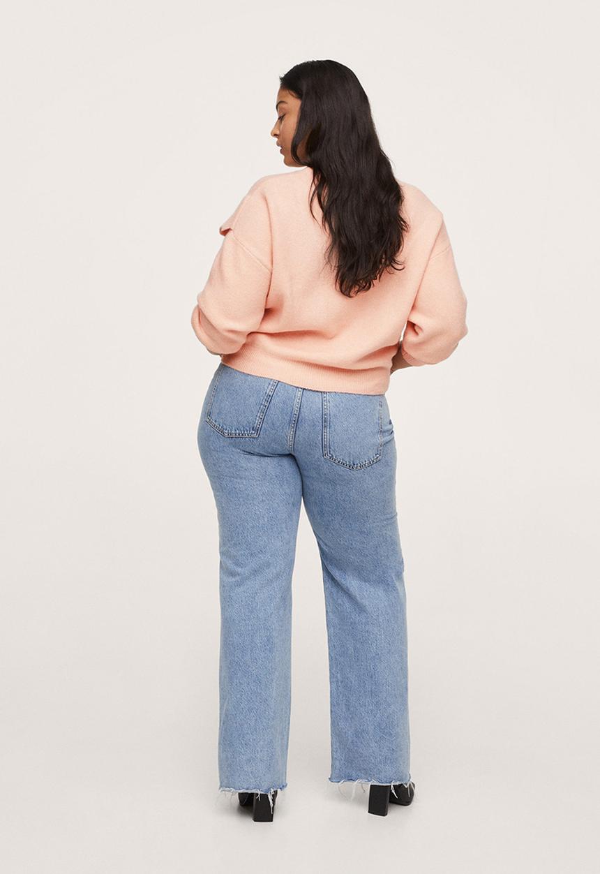 MANGO - Plus sweater peanut - pink