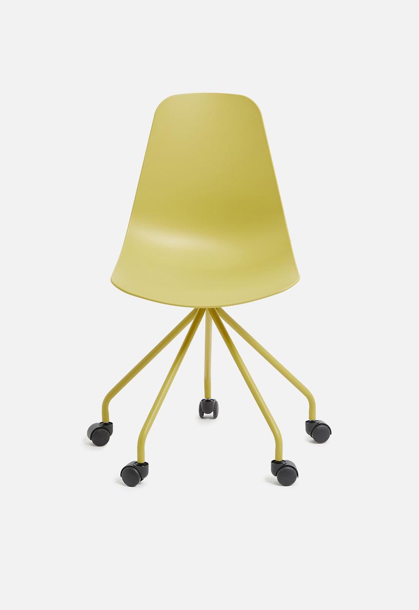 Sixth Floor - Ellie office chair - mustard
