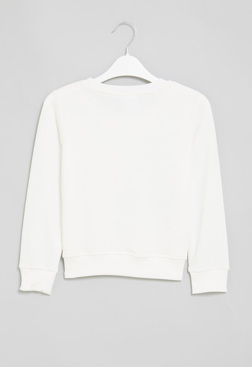 Pop Candy - Girls printed sweatshirt - white