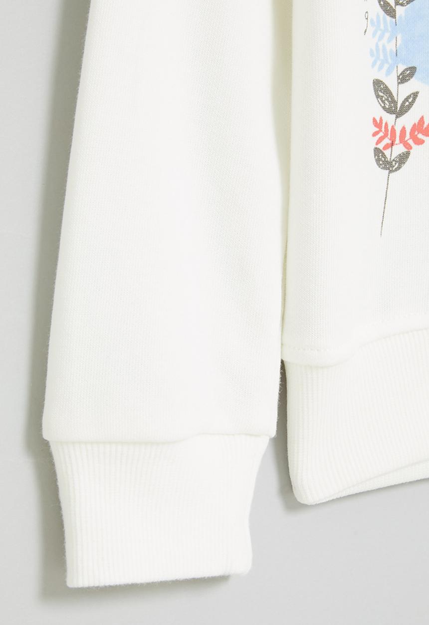 Pop Candy - Girls printed sweatshirt - white