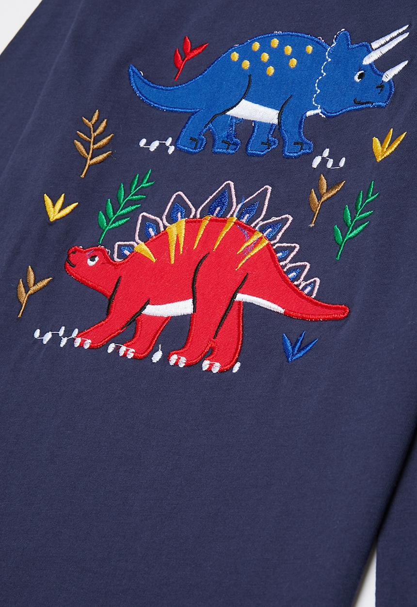 Pop Candy - Boys printed tee - navy
