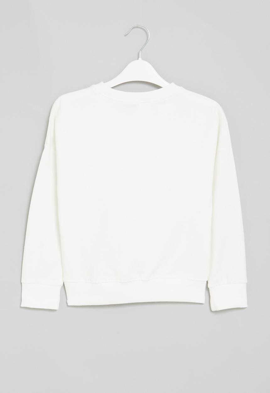 Pop Candy - Girls ballerina sweatshirt - white