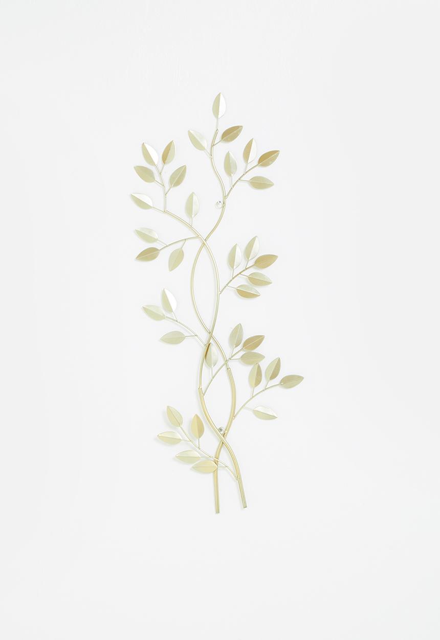 H&S - Leaf shaped wall decoration - gold