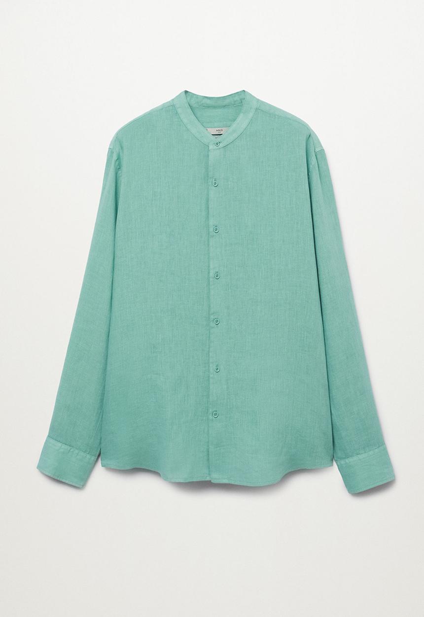 MANGO - Shirt calcuta regular fit - turquoise