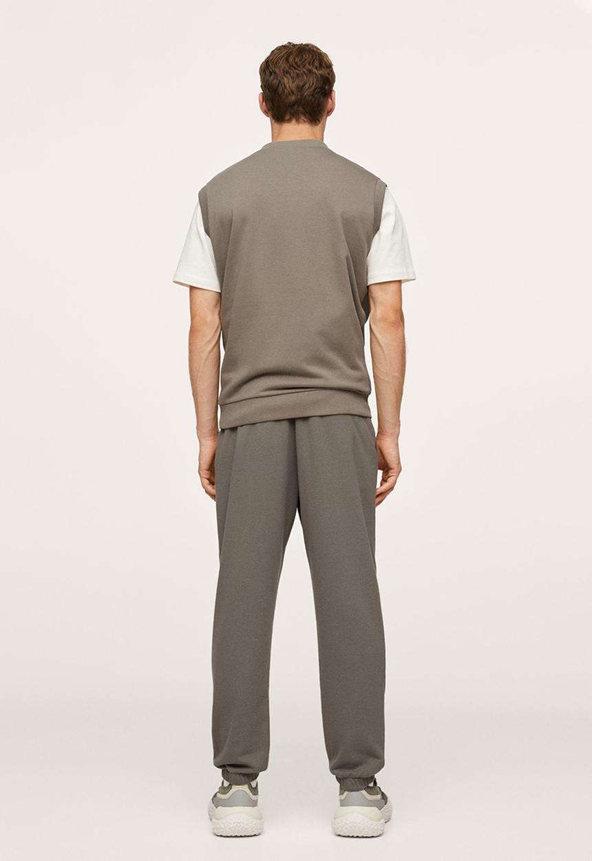 MANGO - Trousers brava - mid brown
