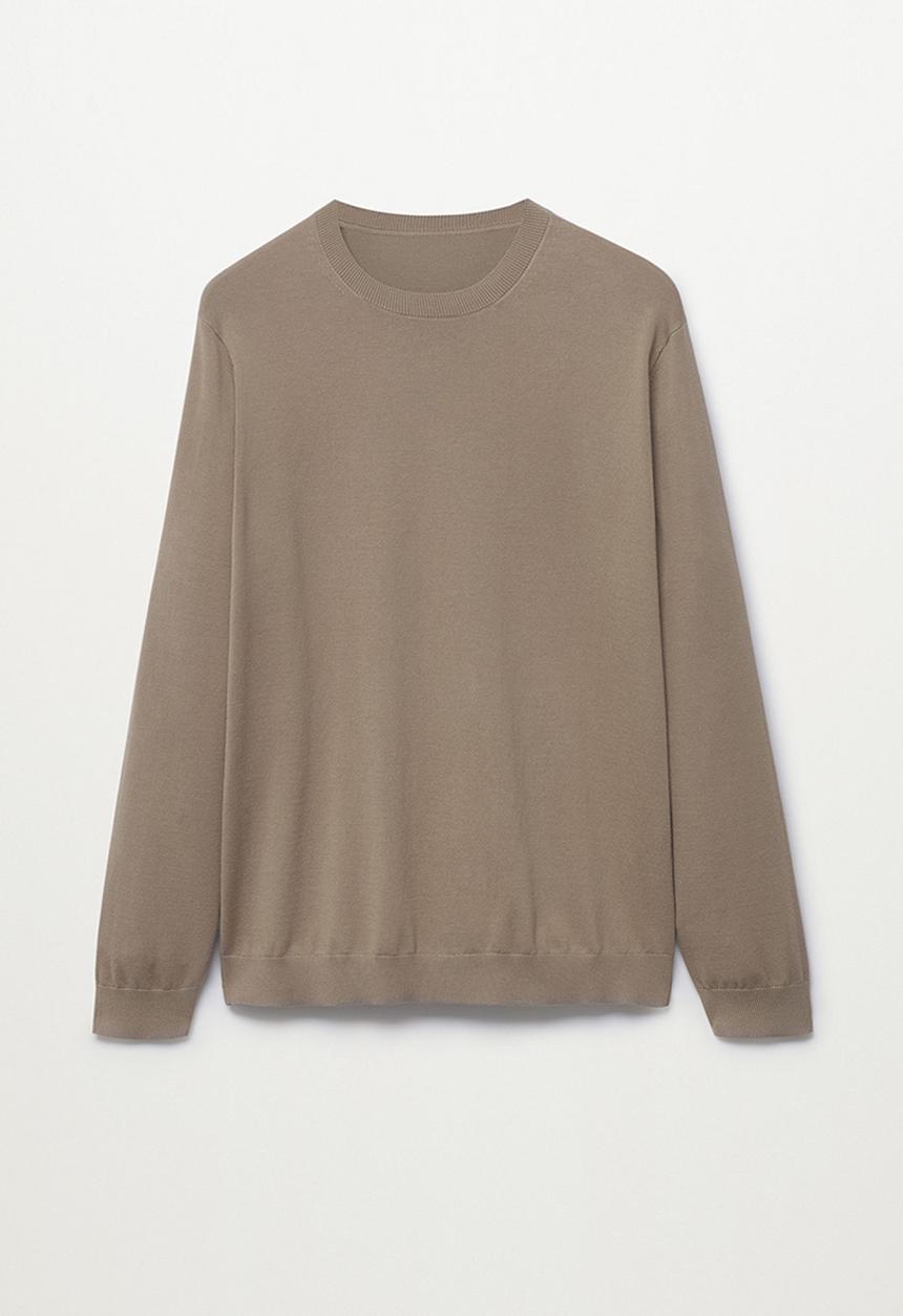 MANGO - Sweater ten  - pastel brown