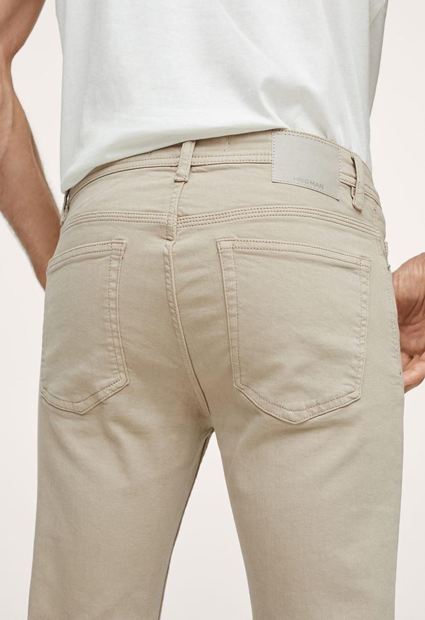 MANGO - Jeans billy - light beige
