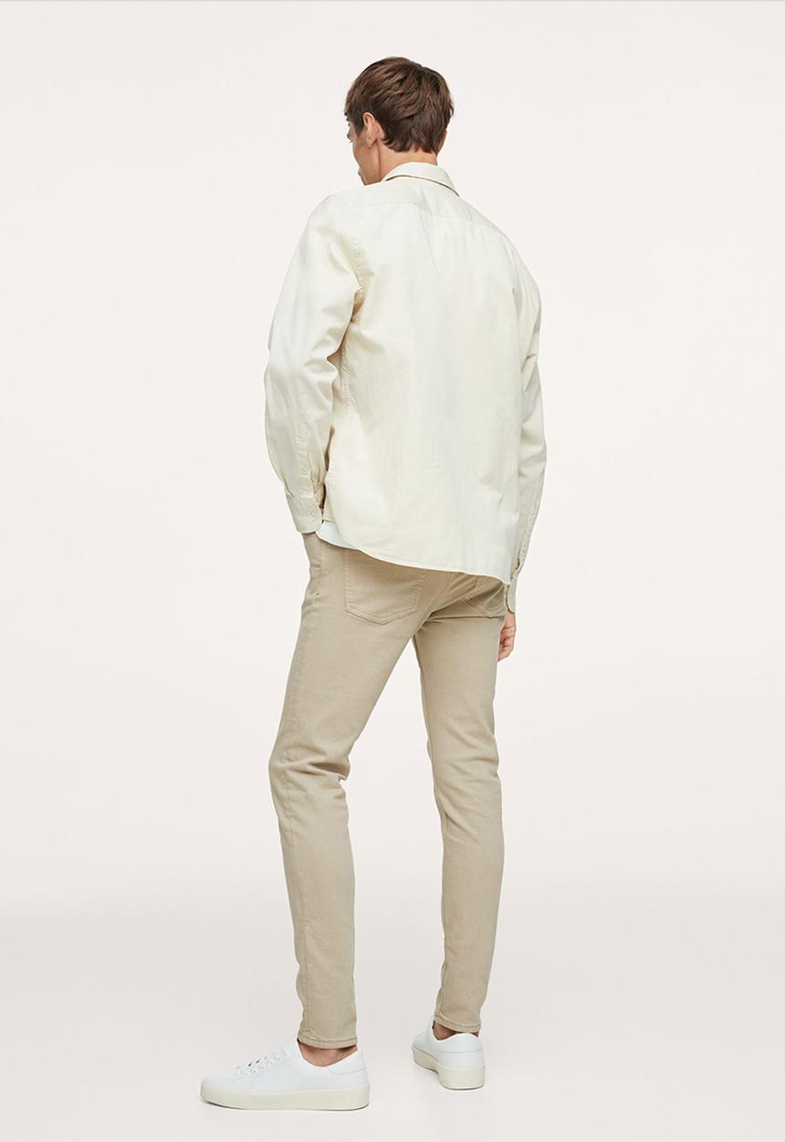 MANGO - Jeans billy - light beige