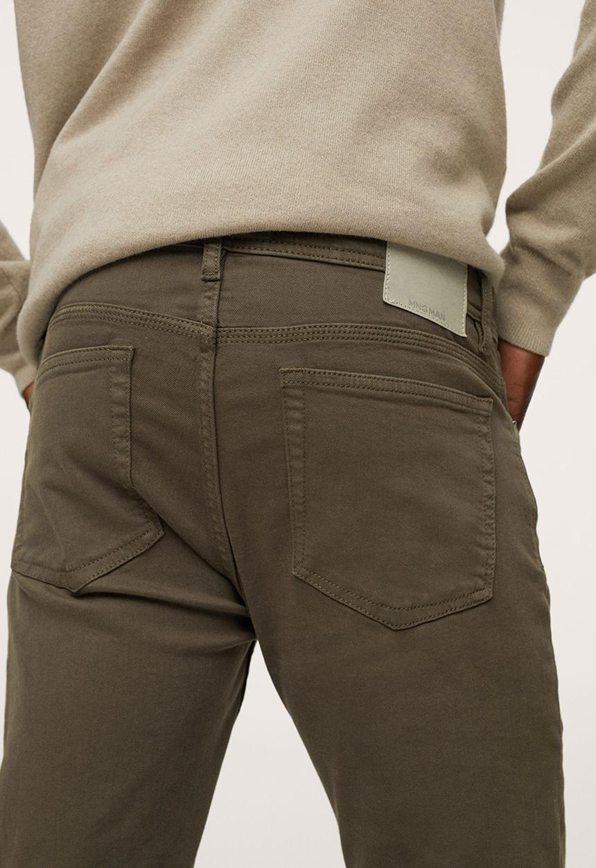 MANGO - Jeans billy - khaki 