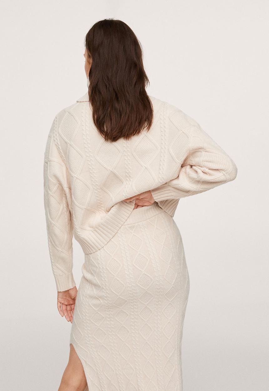 MANGO - Sweater camill - light beige