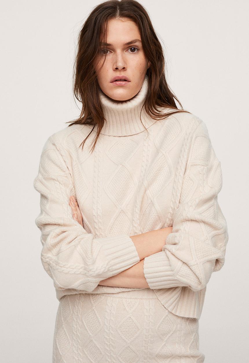 MANGO - Sweater camill - light beige