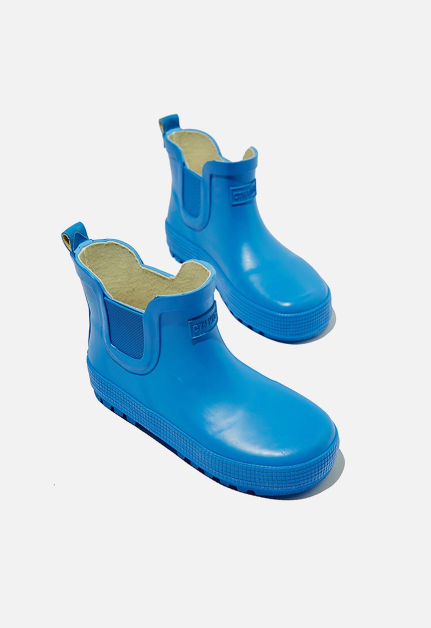 Cotton On - Gusset gumboot - blue bell grid