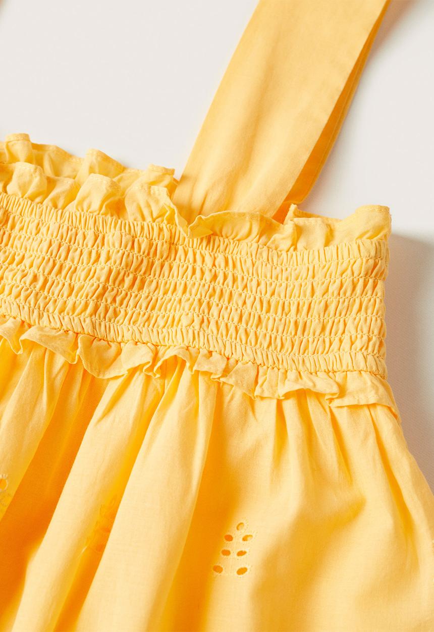 MANGO - Dress greta-h - light pastel yellow