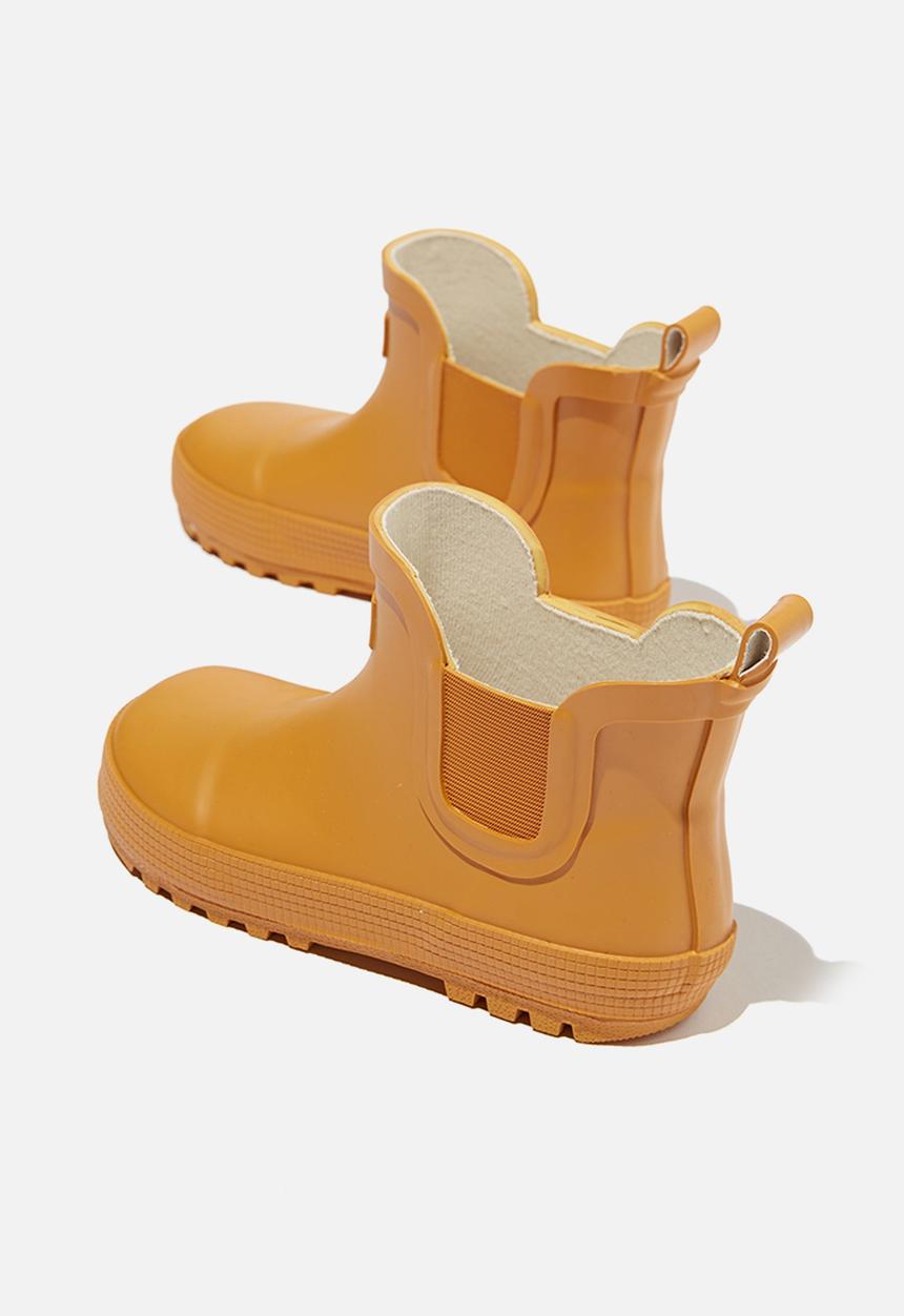 Cotton On - Gusset gumboot - tumeric latte grid