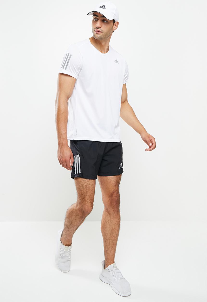 adidas Performance - Own the run shorts - black & reflective silver