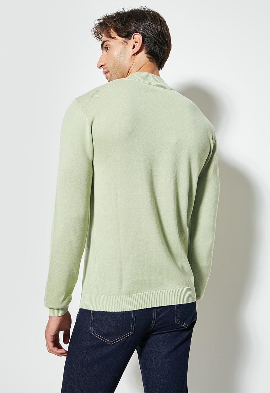 Superbalist - Slim fit high neck knit - pale green