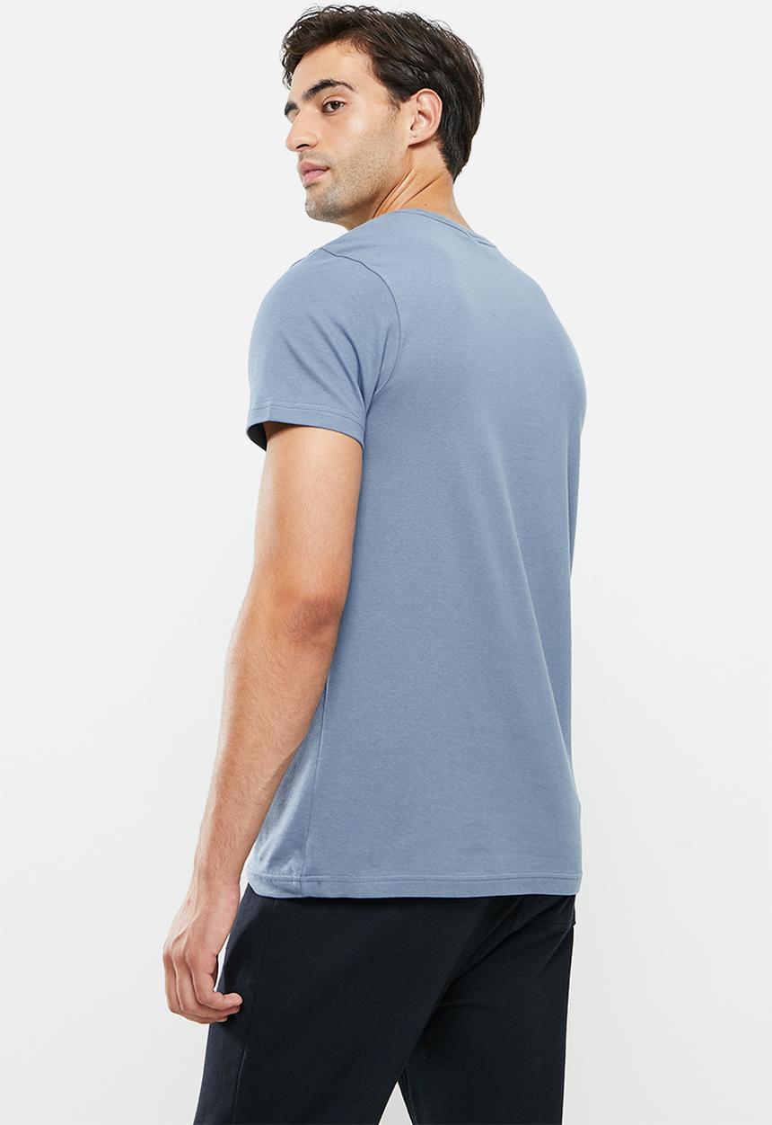 Reebok - GS Vector Flower Tee - blue slate