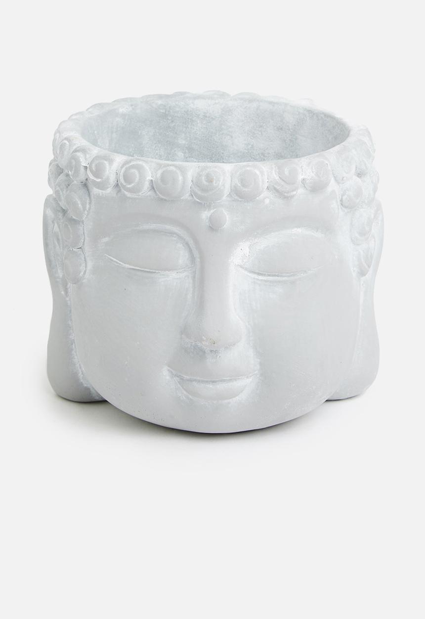 H&S - Buddha flower pot - stone