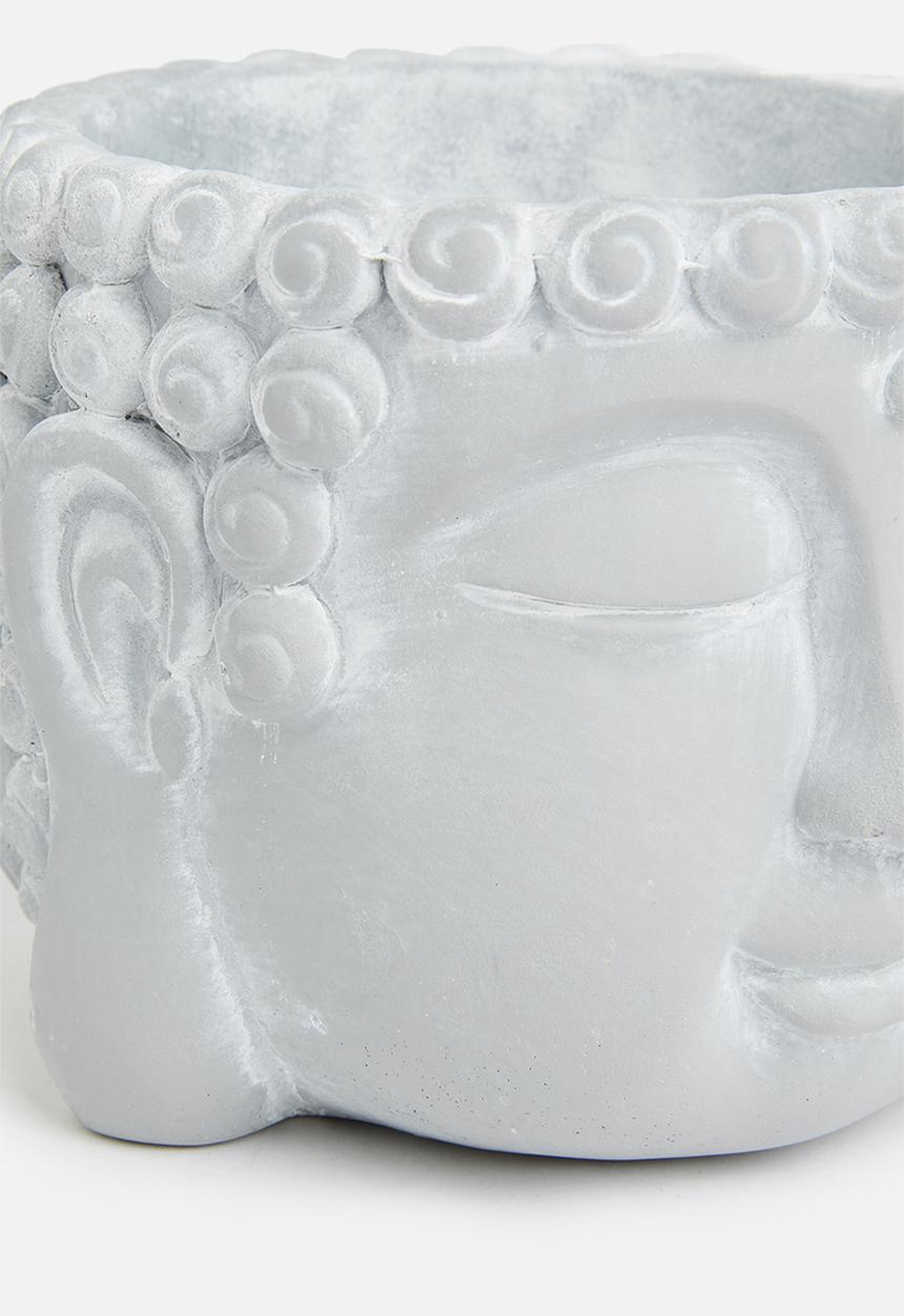 H&S - Buddha flower pot - stone