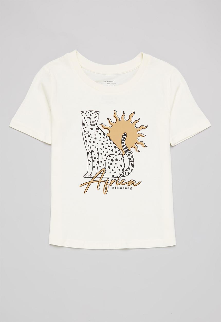 Billabong  - Out in the african sun short sleeve tee - salt crystal