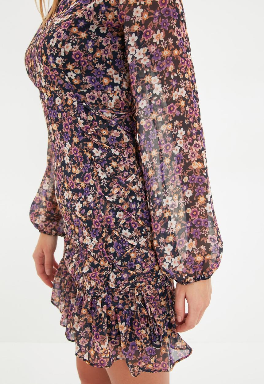 Trendyol - V-neck dress - multi 