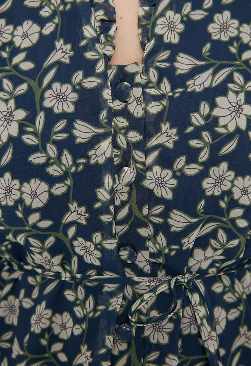 Trendyol - Patterned dress - navy
