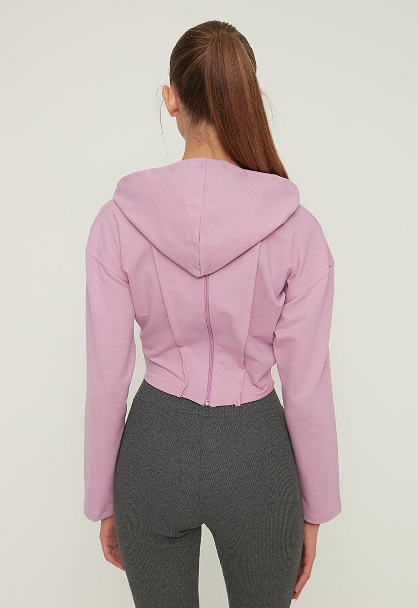 Trendyol - Knitted sweatshirt - lilac