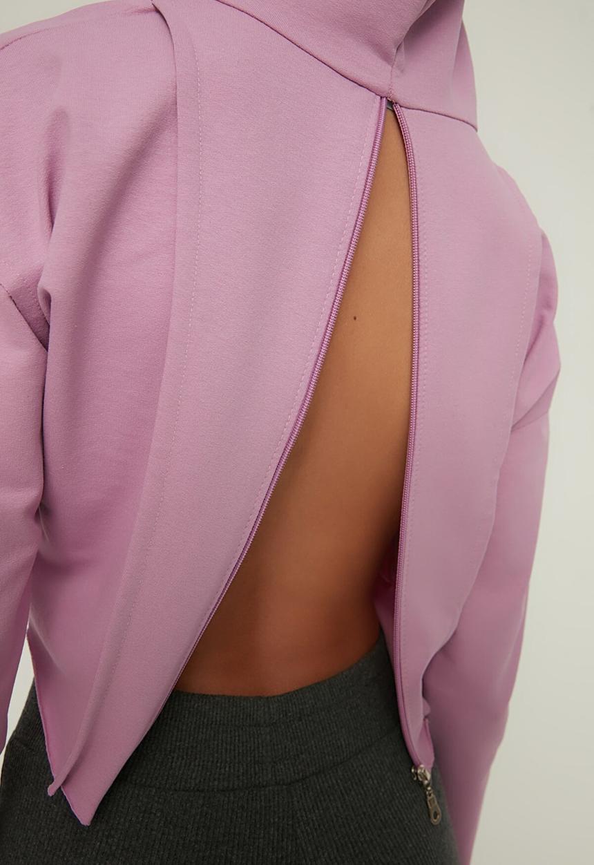 Trendyol - Knitted sweatshirt - lilac