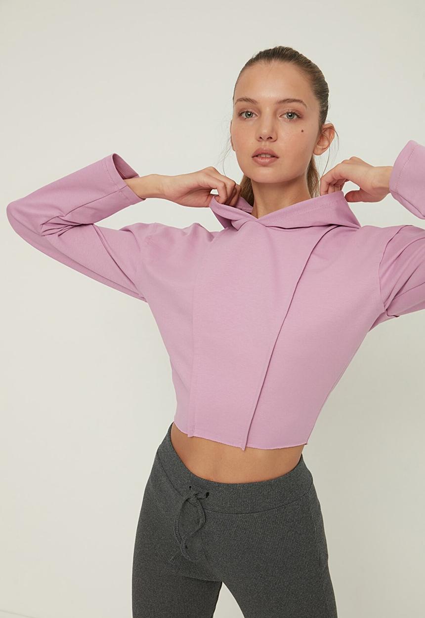 Trendyol - Knitted sweatshirt - lilac