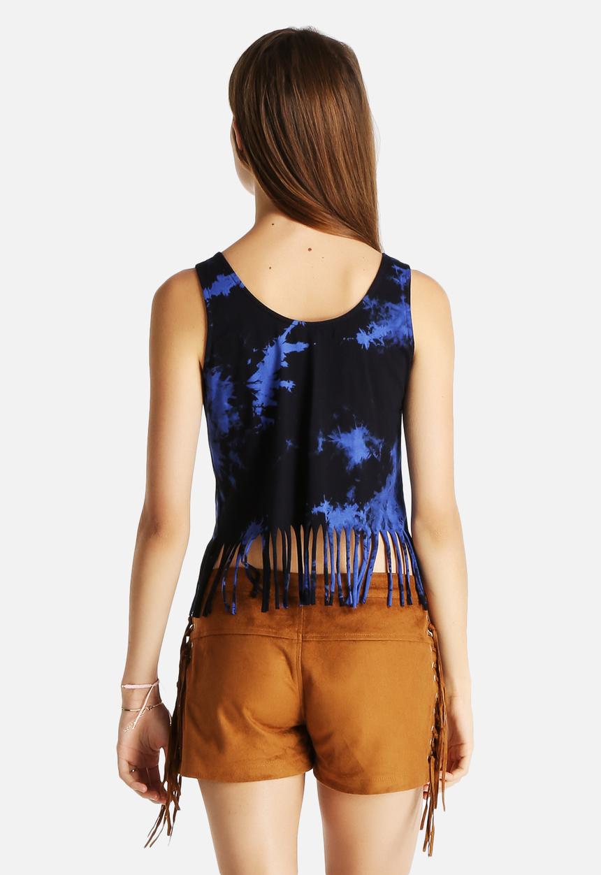 Glamorous - Tie-Dye Beaded Top
