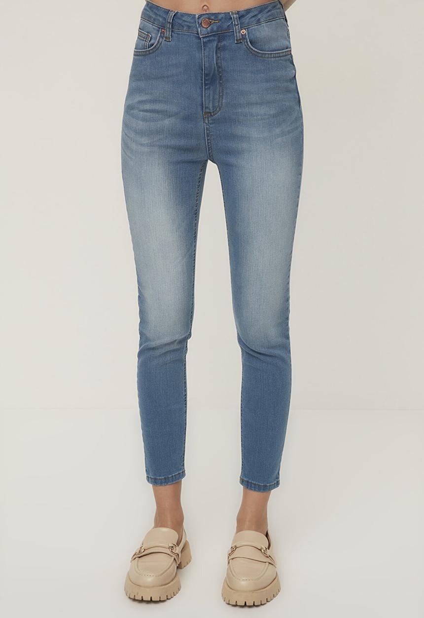 Trendyol - High waist skinny jeans - indigo