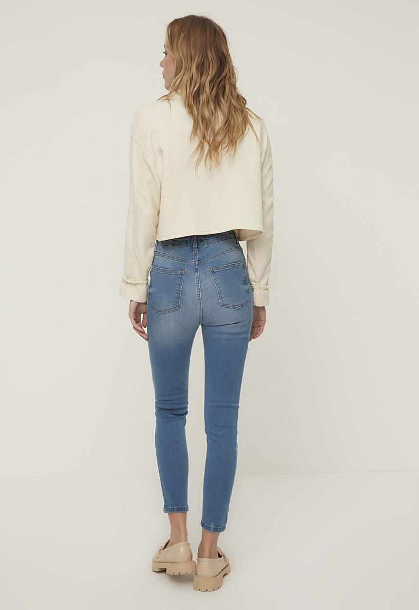 Trendyol - High waist skinny jeans - indigo