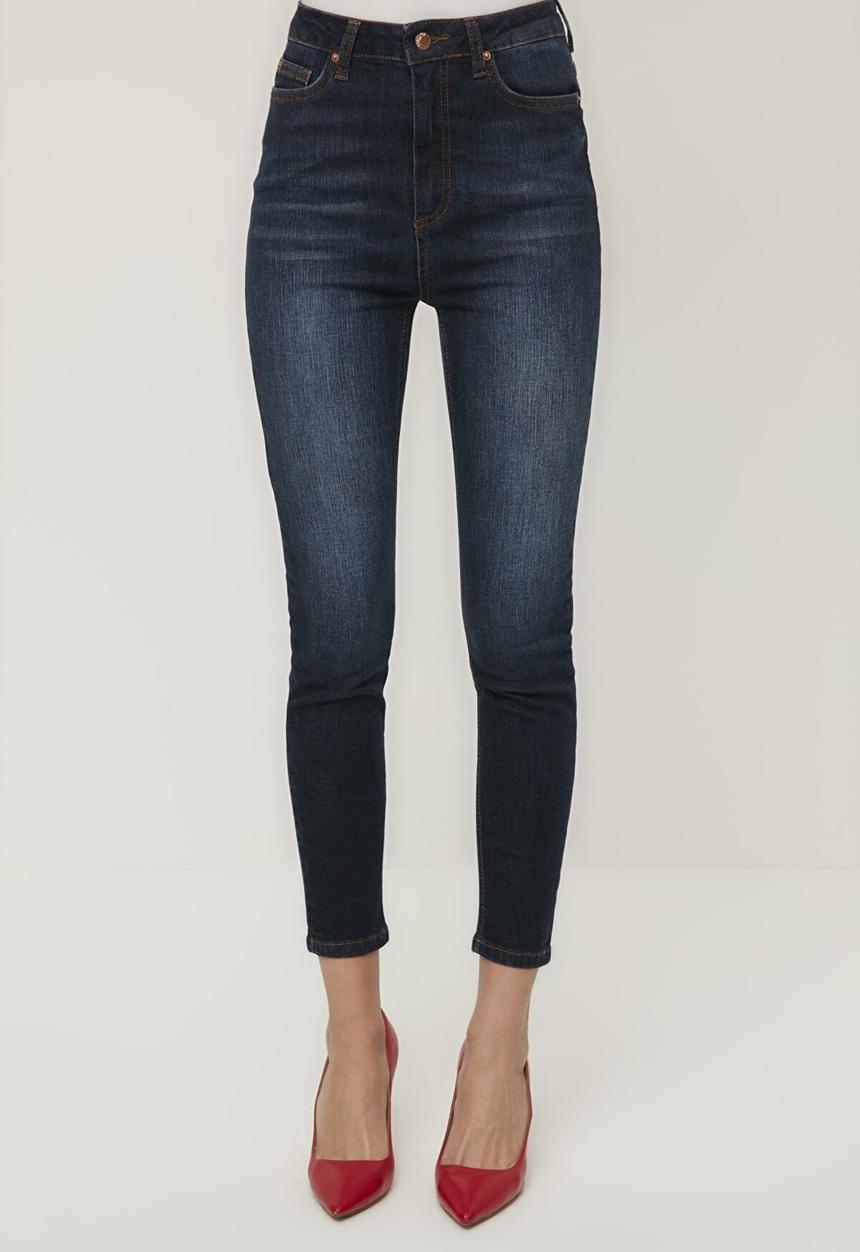 Trendyol - High waist skinny jeans - navy