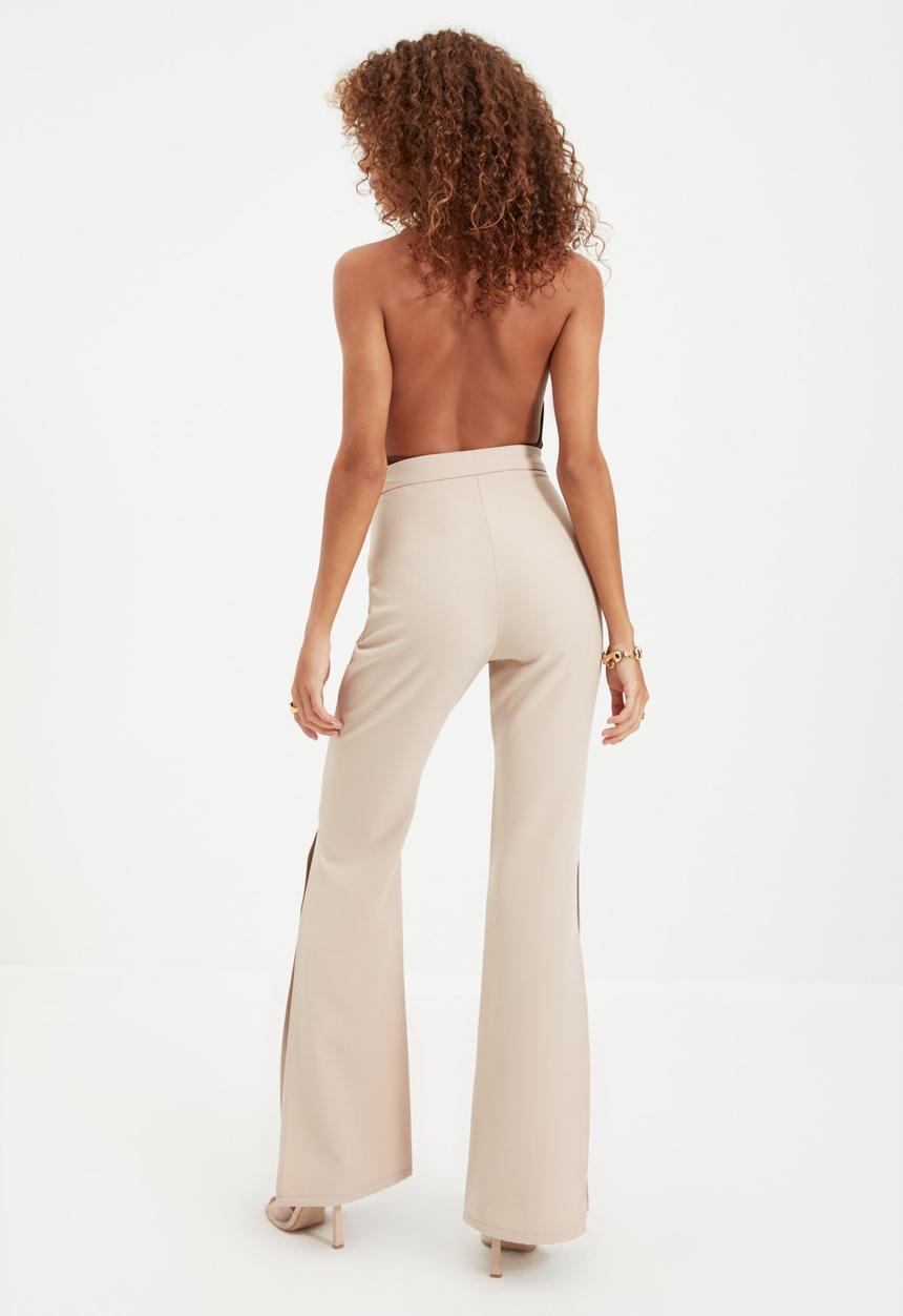 Trendyol - Slit trousers - stone