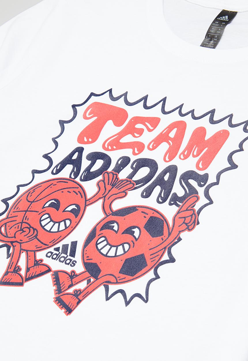 adidas Originals - Graphic shirt - white