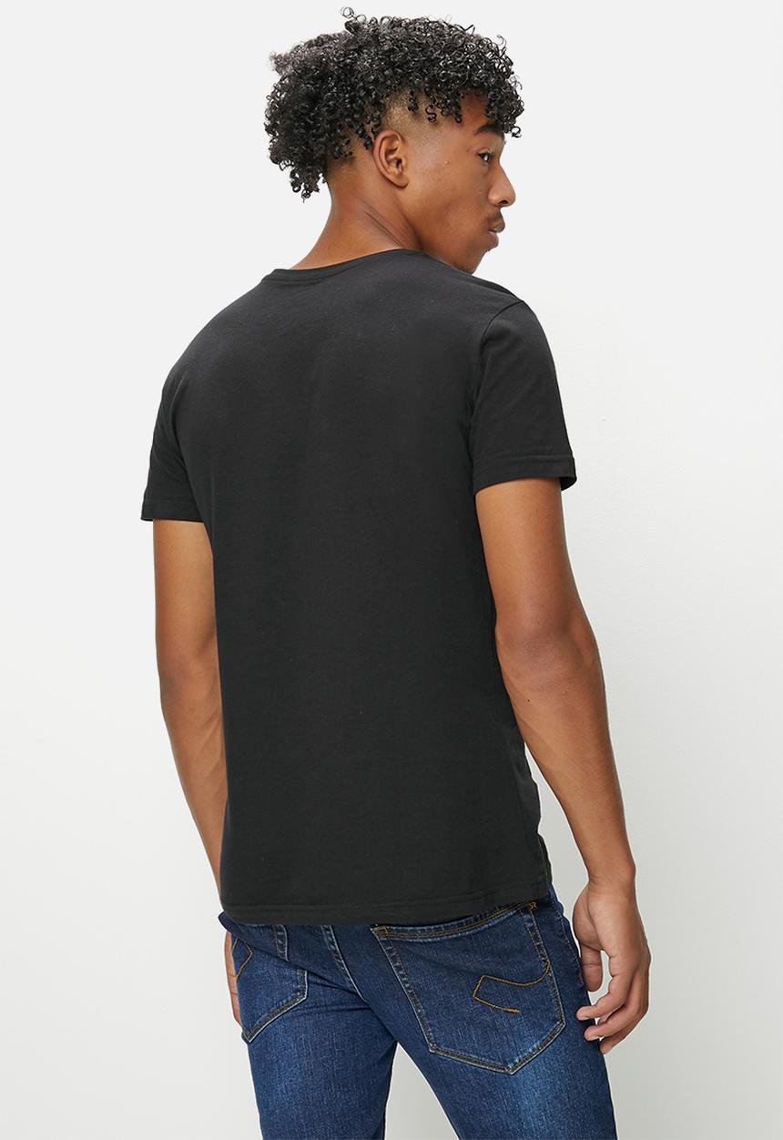 STYLE REPUBLIC - Mikey crew neck graphic tee - black skater