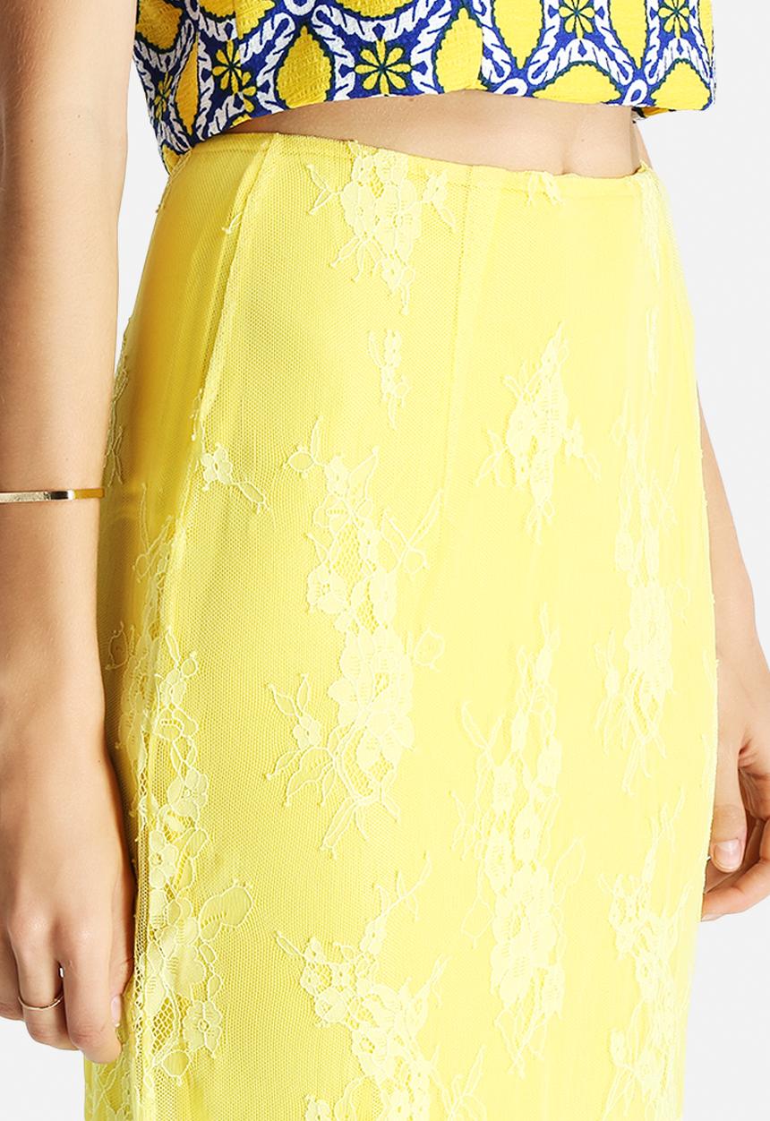 Glamorous - Lace Overlay Skirt