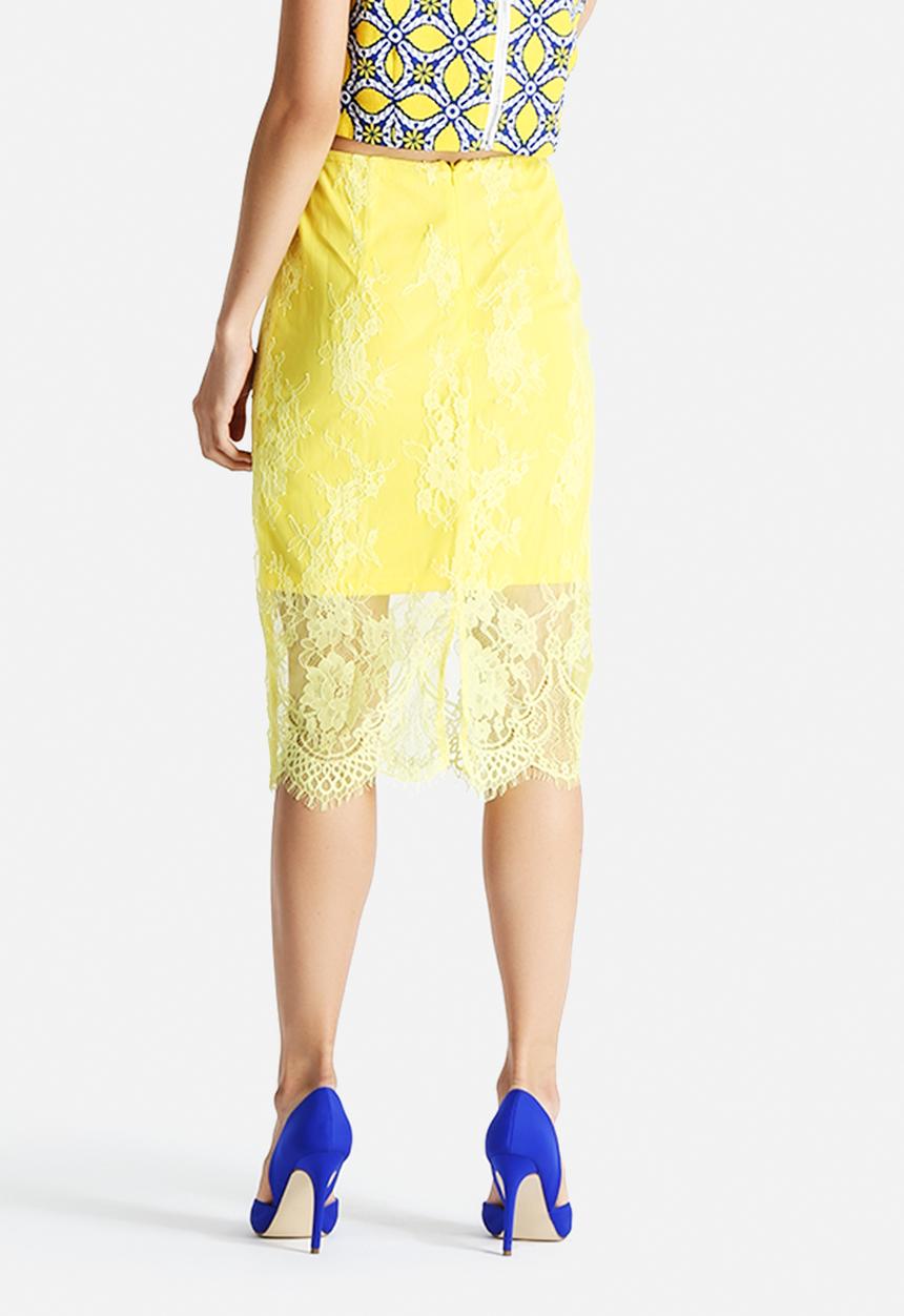 Glamorous - Lace Overlay Skirt