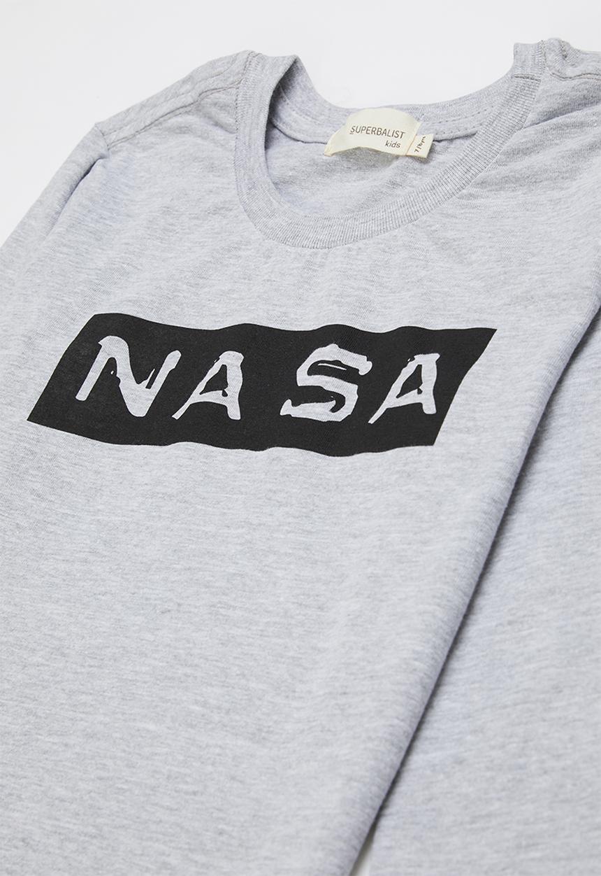 Superbalist Kids - Boys NASA pj set - black & grey