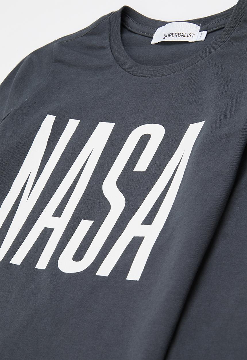 Superbalist Kids - Boys NASA tee - charcoal